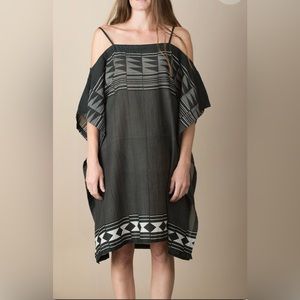 A PEACE TREATY Imoa Caftan in Black